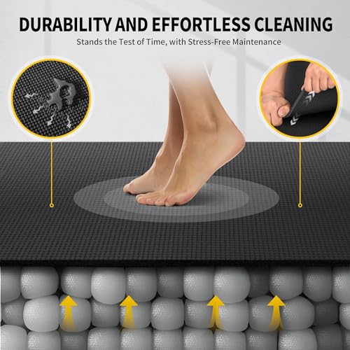 CAMBIVO Extra Thick Non-Slip Yoga Mat 6'x4