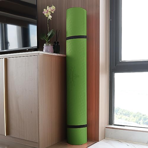 Extra Thick Non-Slip Hatha Yoga Mat - Green