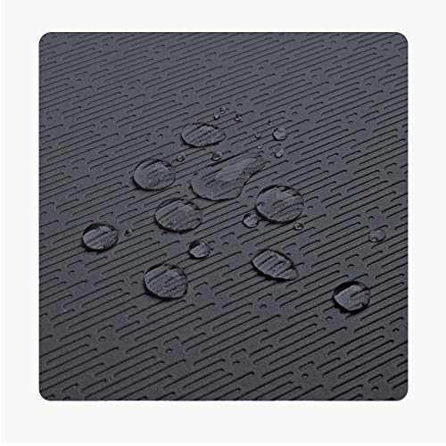 Extra Thick Eco-Friendly Hatha Yoga Mat - Black
