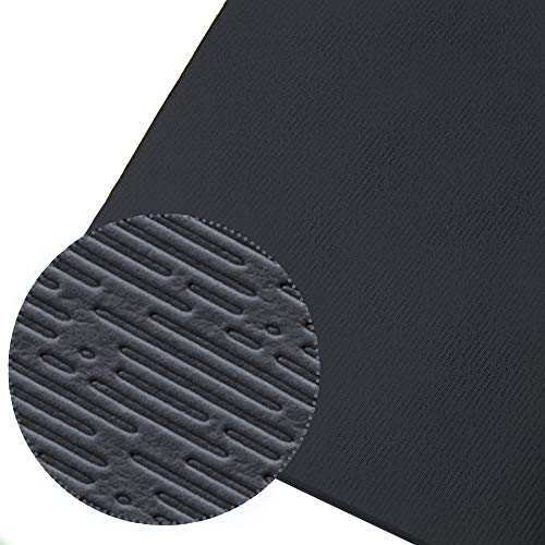 Extra Thick Eco-Friendly Hatha Yoga Mat - Black