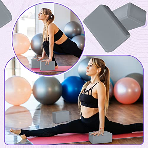 6 Pack Non-Slip EVA Yoga Blocks for Beginners