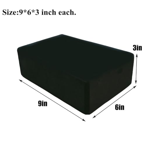 Lightweight Non-Slip EVA Foam Yoga Blocks - 2 Pack