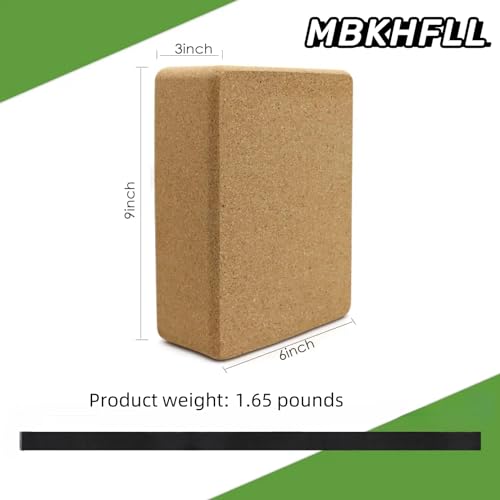Eco-Friendly High Density Cork Yoga Block