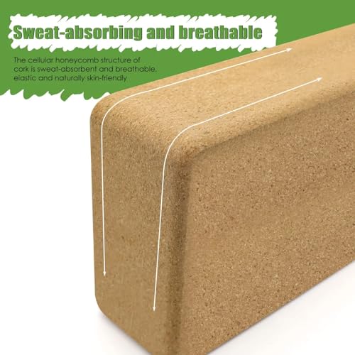 Eco-Friendly High Density Cork Yoga Block