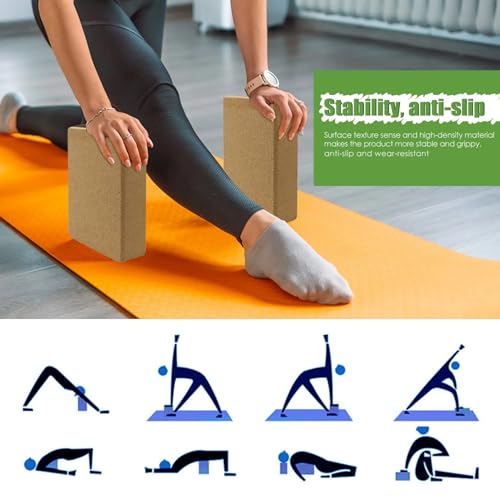 Eco-Friendly High Density Cork Yoga Block