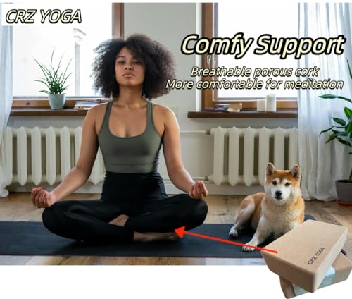 Premium Eco-Friendly Cork Yoga Blocks - 2 Pack