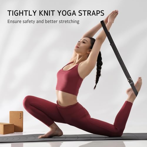 Cork Yoga Blocks and Strap Set for Flexibility