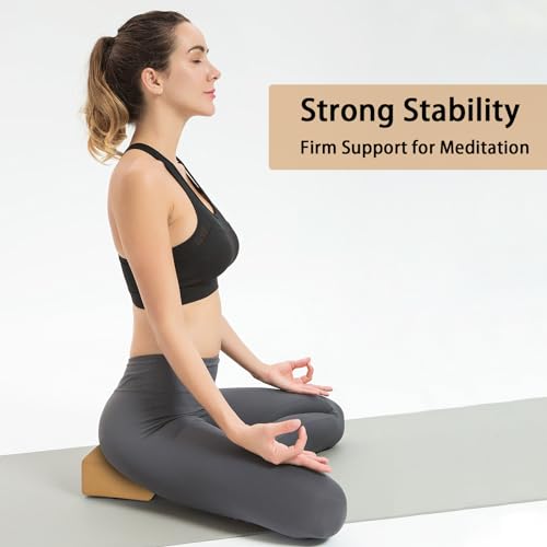 Eco-Friendly Hatha Yoga Cork Block - 9"x6"x3