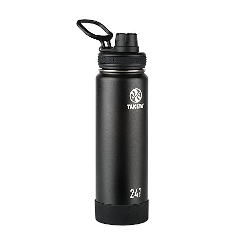 Takeya Actives 24 oz Insulated Water Bottle - Onyx