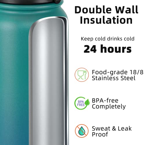 Insulated 20 Oz Stainless Steel Water Bottle