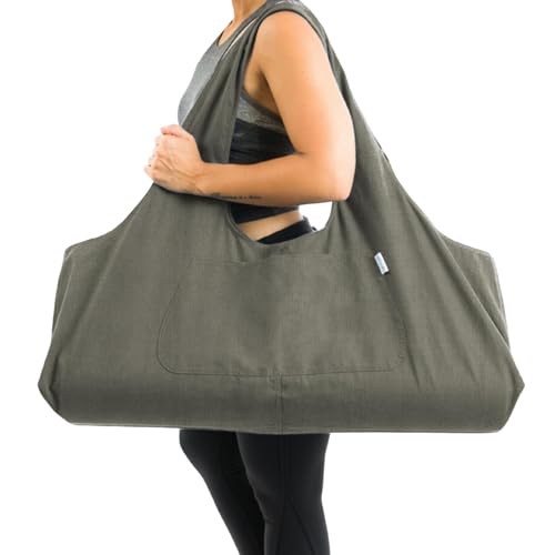YogiiiTotePRO Yoga Mat Bag - Olivine Green
