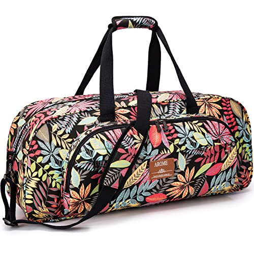 AROME Canvas Yoga Mat Bag with Wet Pocket