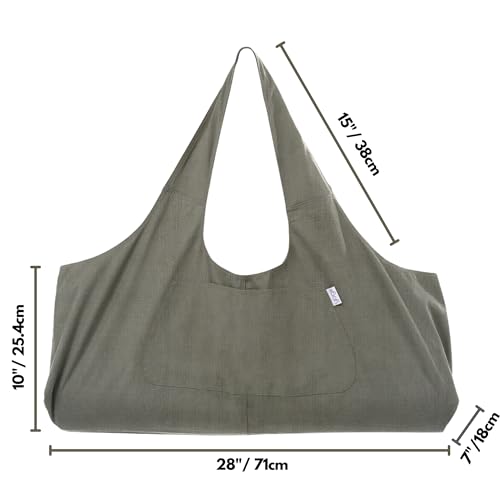 YogiiiTotePRO Yoga Mat Bag - Olivine Green
