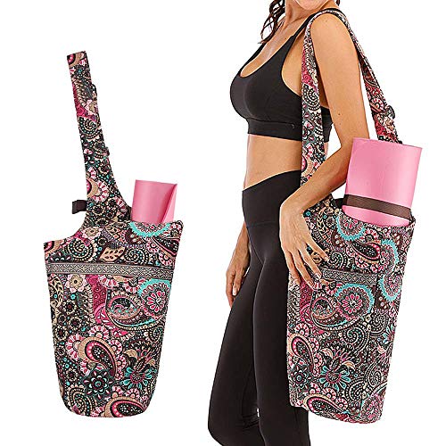 Mookis Adjustable Yoga Mat Bag with Pockets