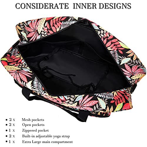 AROME Canvas Yoga Mat Bag with Wet Pocket