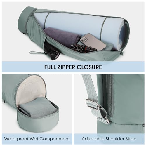 Multi-Functional Yoga Mat Carrier Bag - Grey