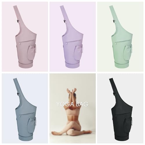 Large Yoga Mat Carrier Bag with Zipper Pockets