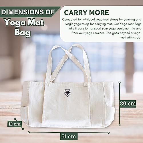 Versatile Yoga Mat Bag with Carrier Strap