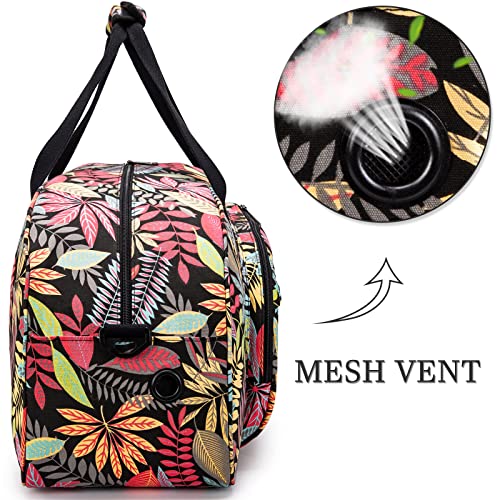 AROME Canvas Yoga Mat Bag with Wet Pocket