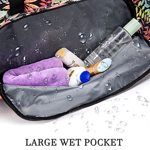 AROME Canvas Yoga Mat Bag with Wet Pocket