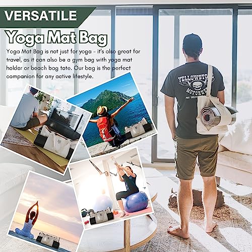 Versatile Yoga Mat Bag with Carrier Strap