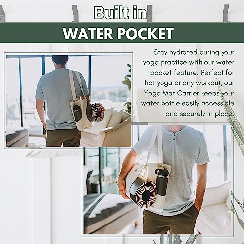 Versatile Yoga Mat Bag with Carrier Strap