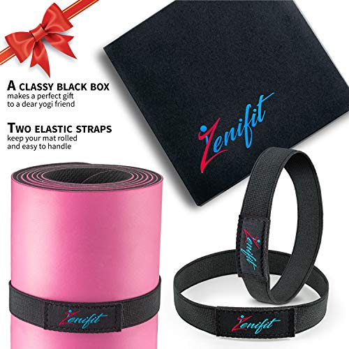 Zenifit Black Yoga Mat Tote with Pockets
