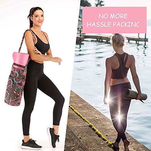 Mookis Adjustable Yoga Mat Bag with Pockets