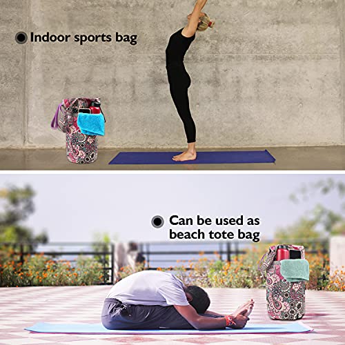 Mookis Adjustable Yoga Mat Bag with Pockets