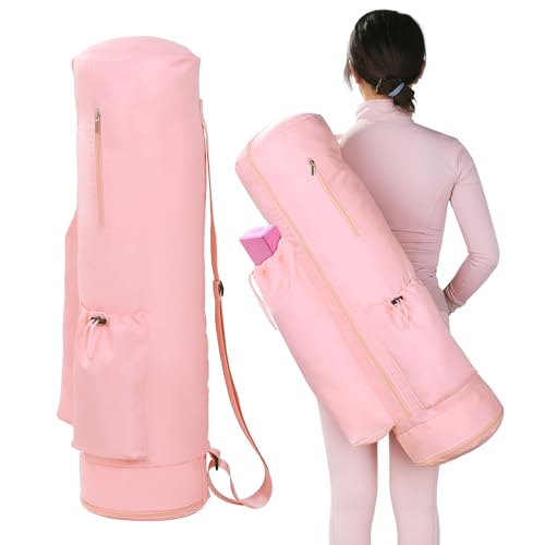 HOMBYS Yoga Mat Carrier Bag with Adjustable Strap