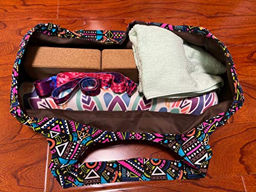Large Aozora Yoga Mat Bag with Pockets