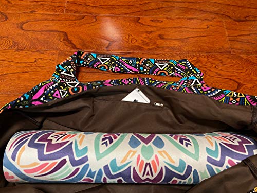 Large Aozora Yoga Mat Bag with Pockets