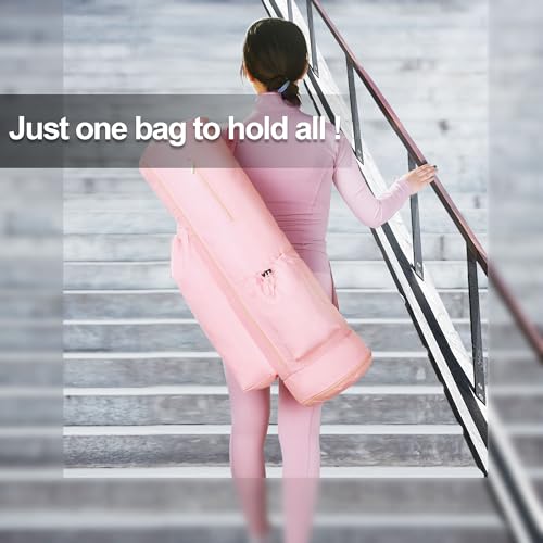 HOMBYS Yoga Mat Carrier Bag with Adjustable Strap