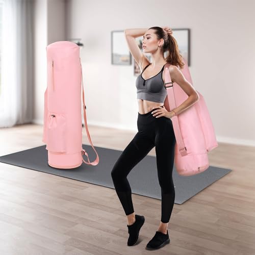 HOMBYS Yoga Mat Carrier Bag with Adjustable Strap