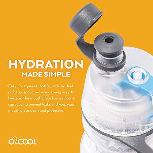 O2COOL 20oz Mist 'N Sip Water Bottle