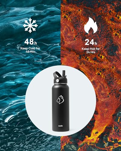 BUZIO Stainless Steel Yoga Water Bottle Set