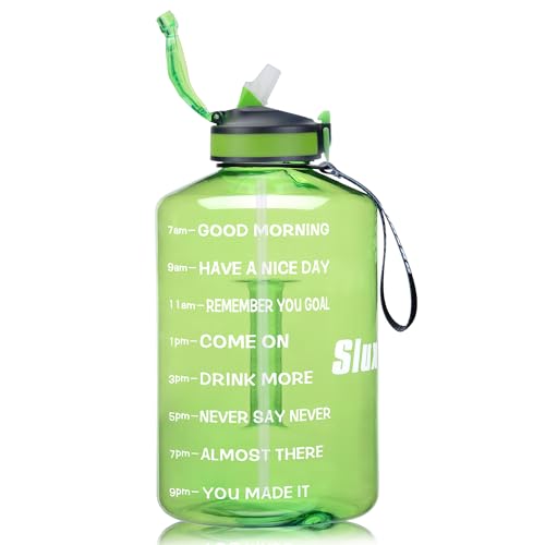 BPA Free 128oz Sports Water Bottle with Straw
