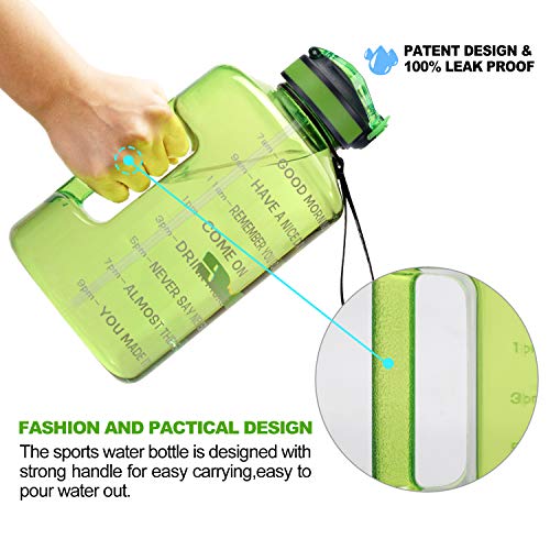 BPA Free 128oz Sports Water Bottle with Straw