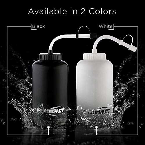 Squeezable BPA-Free Water Bottle with Long Straw