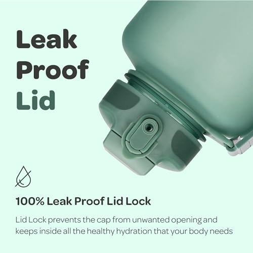 Hydracy 2L BPA-Free Water Bottle for Yoga