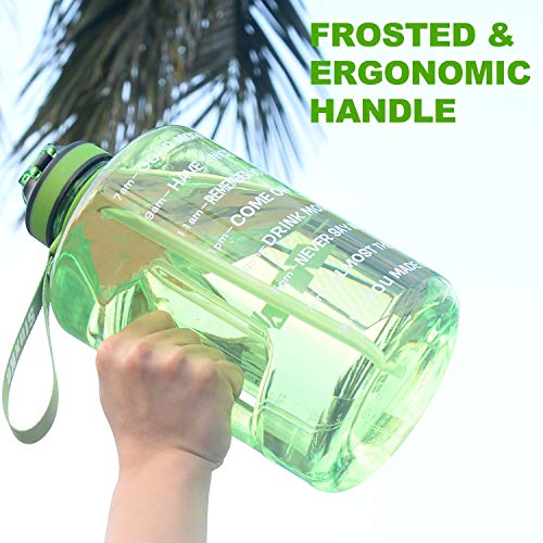 BPA Free 128oz Sports Water Bottle with Straw