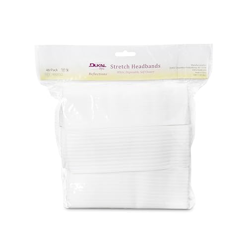 48-Pack Stretchable Headbands with Closure