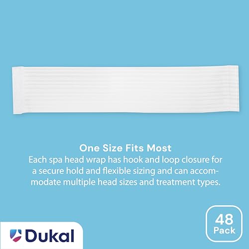 48-Pack Stretchable Headbands with Closure