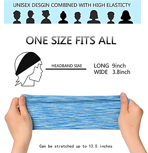 Jesries Non-Slip Yoga Sweatbands for Active Women