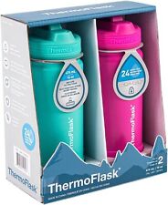 ThermoFlask 16 oz Insulated Water Bottle Set