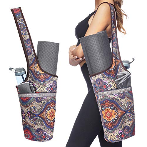 Ewedoos Ancient Totem Yoga Mat Bag with Pocket