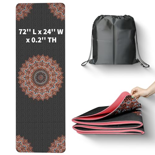 Packable Travel Yoga Mat with Carry Bag