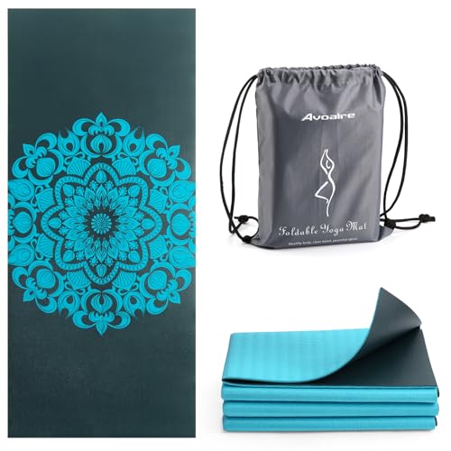 Aovalre Foldable Non-Slip Yoga Mat 72"x31