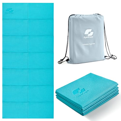 Foldable Non-Slip Yoga Mat with Storage Bag