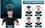 Relix Sports Moisture-Wicking Headband Set of 5